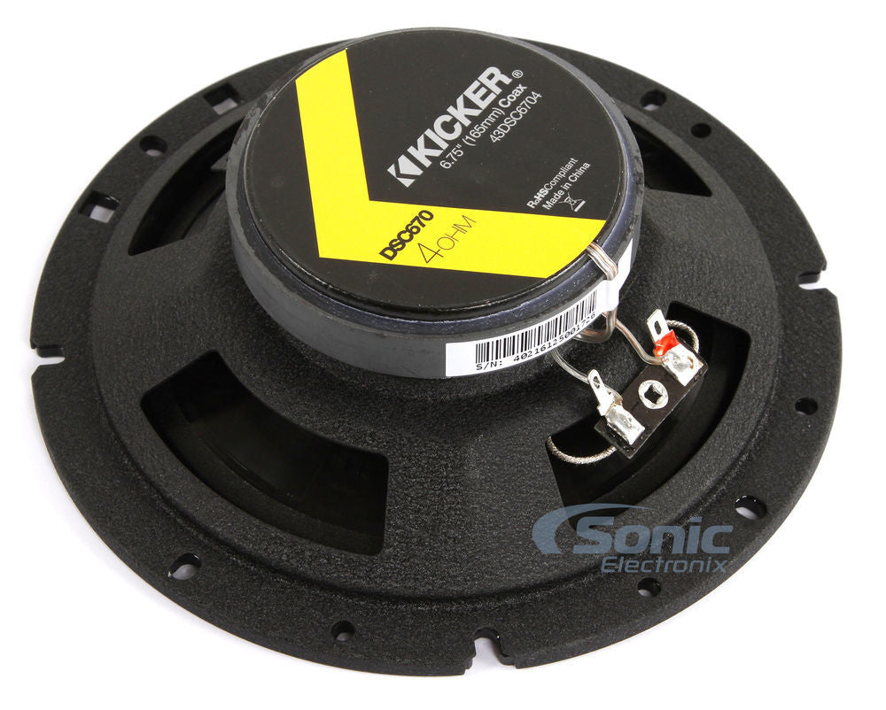 Kicker (2) 43DSC6704 6.75" Car Speakers + (2) 43DSC69304 6x9 Speakers