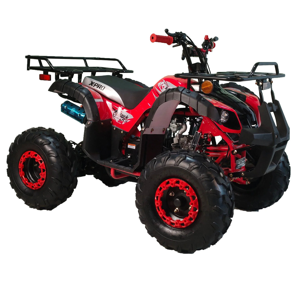 X-Pro Brand New 125cc Gas ATV, Automatic Transmission w/Reverse Remote Control Big 19"/18" Tires