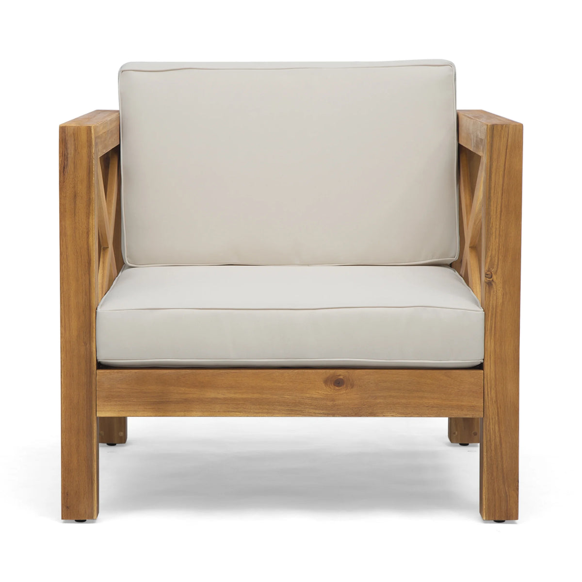 Outdoor Acacia Club Chairs