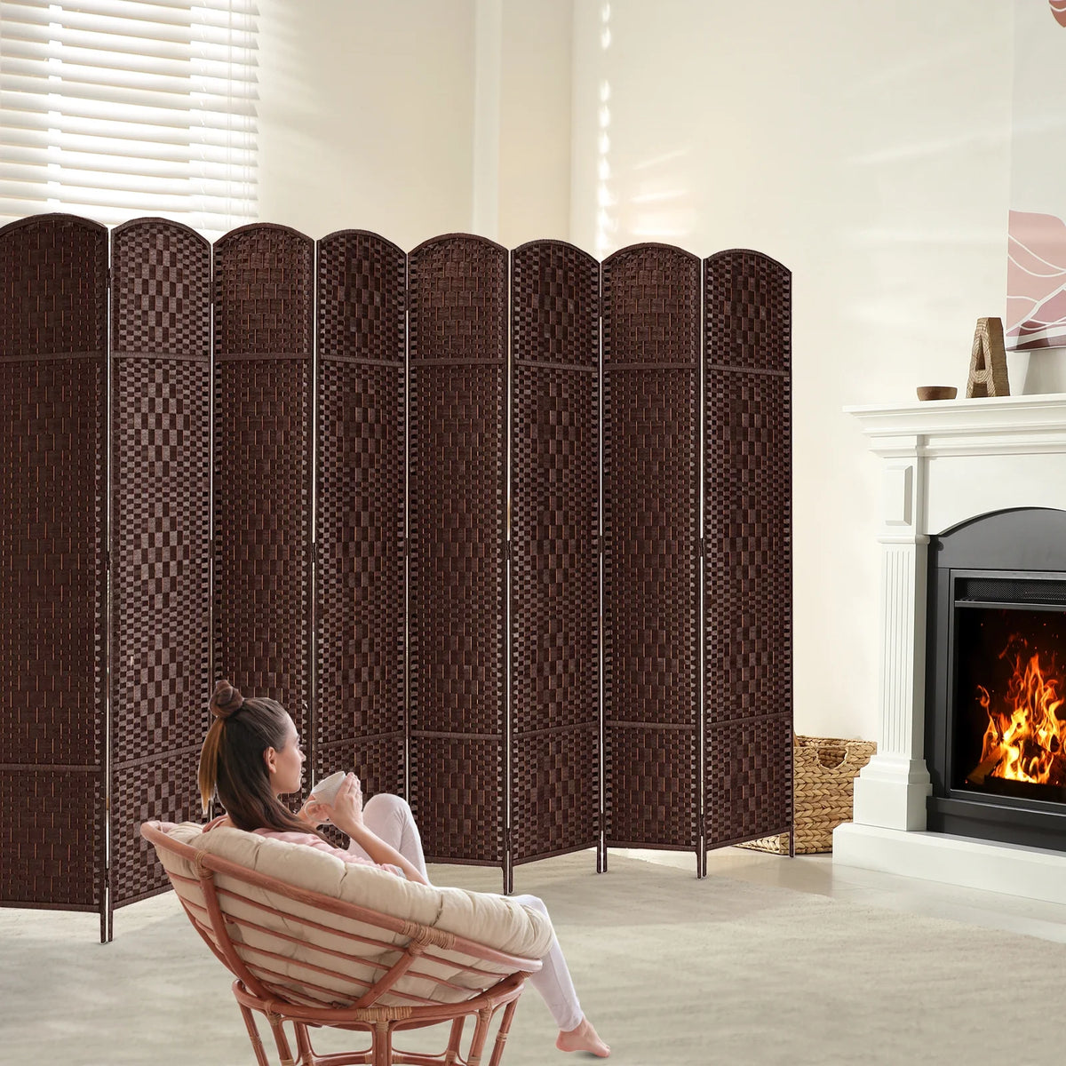 3-Panel Room Divider, 6 ft Office Partition Walls Wood Divider Folding Portable Privacy Screen, Room Dividers and Folding Privacy Screens for Home, Room Separator Wall Dividers,Black