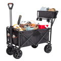Mac Sports Deluxe Push Pull Folding Wagon with Brakes