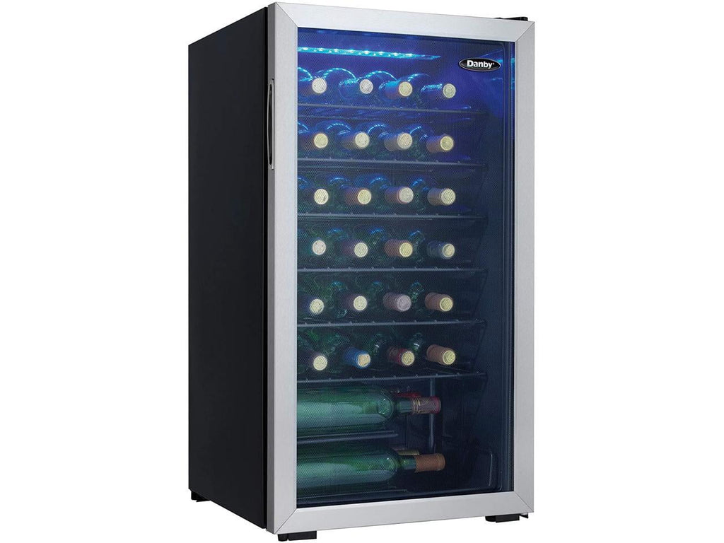 Danby 36 Bottle Free-Standing Wine Cooler in Stainless Steel (DWC036A1BSSDB-6)