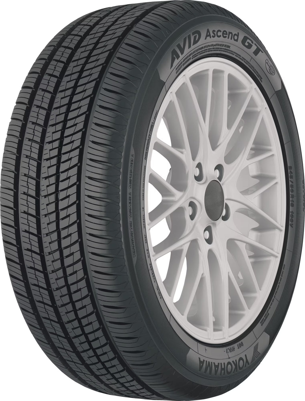 Set of 2 Yokohama Avid Ascend GT 225/40R18 92V Tires 2254018 225 40 18