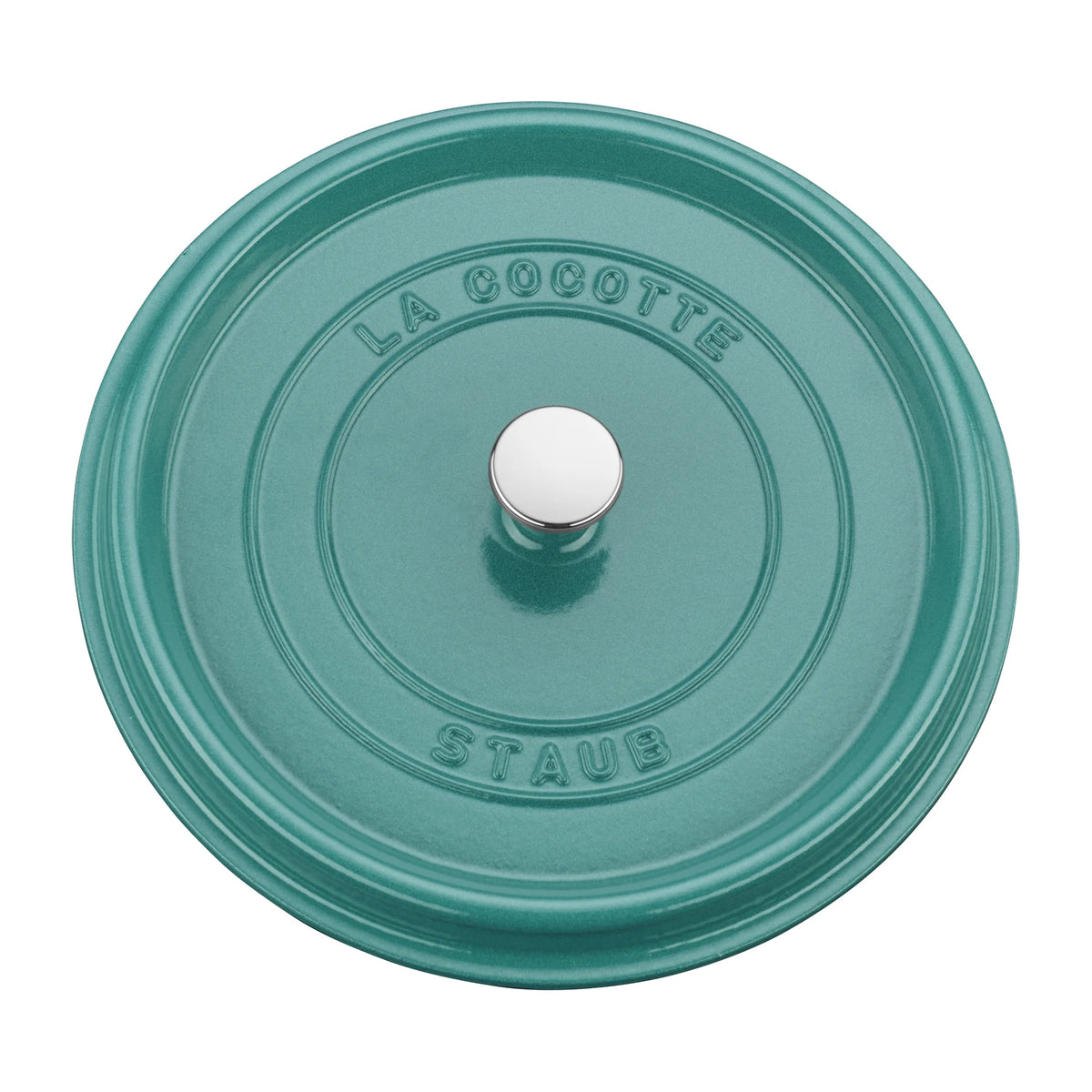 Staub Cast Iron 5.5-qt Round Cocotte - Cherry