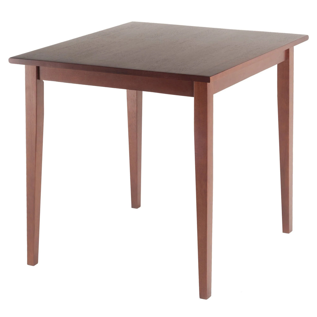 Winsome Wood Groveland Square Dining Table, Walnut Finish
