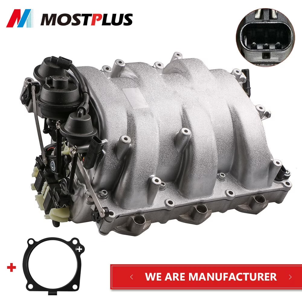 MOSTPLUS Intake Manifold W/ Seals for Mercedes-Benz C300 E350 CLK350 GLK350 SLK350 ML350