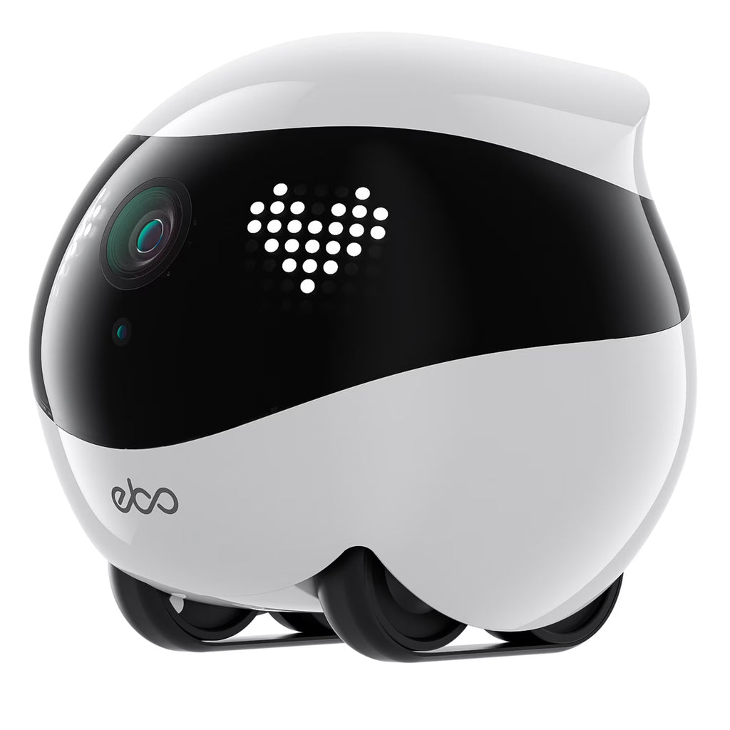Enabot EBO Air 2 Whole-Home Mobile Robot, with 2K Ultra HD Camera and Remote Monitoring and Control (Dove White) EB1304312
