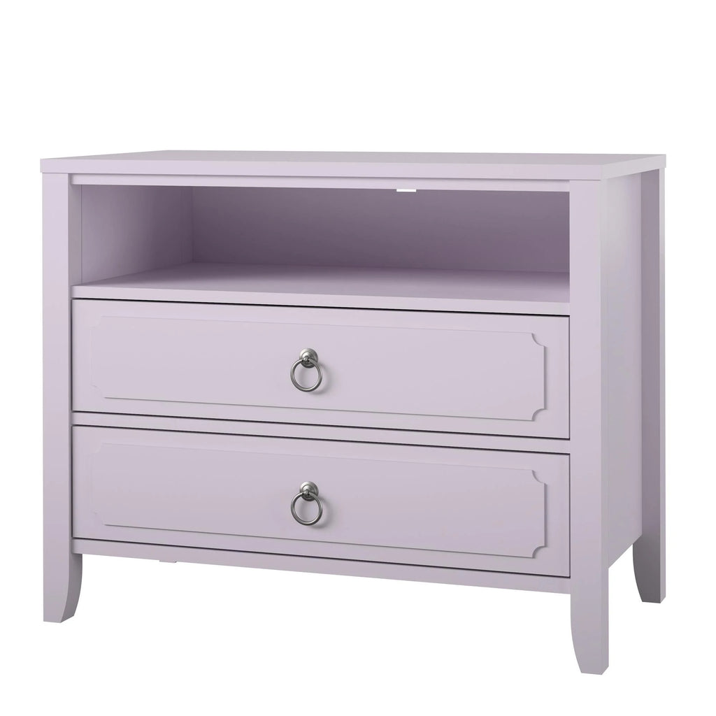 Her Majesty 2 Drawer Nightstand, Mustard Yellow