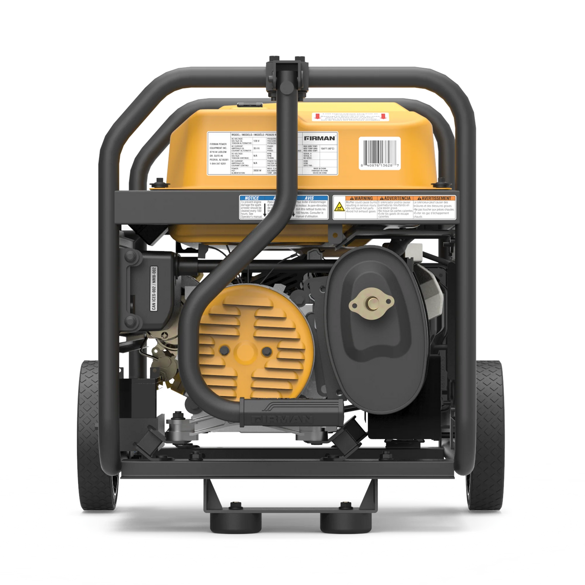 FIRMAN P03628 4550/3650 Watt Portable Gas Generator, Remote start & CO Alert