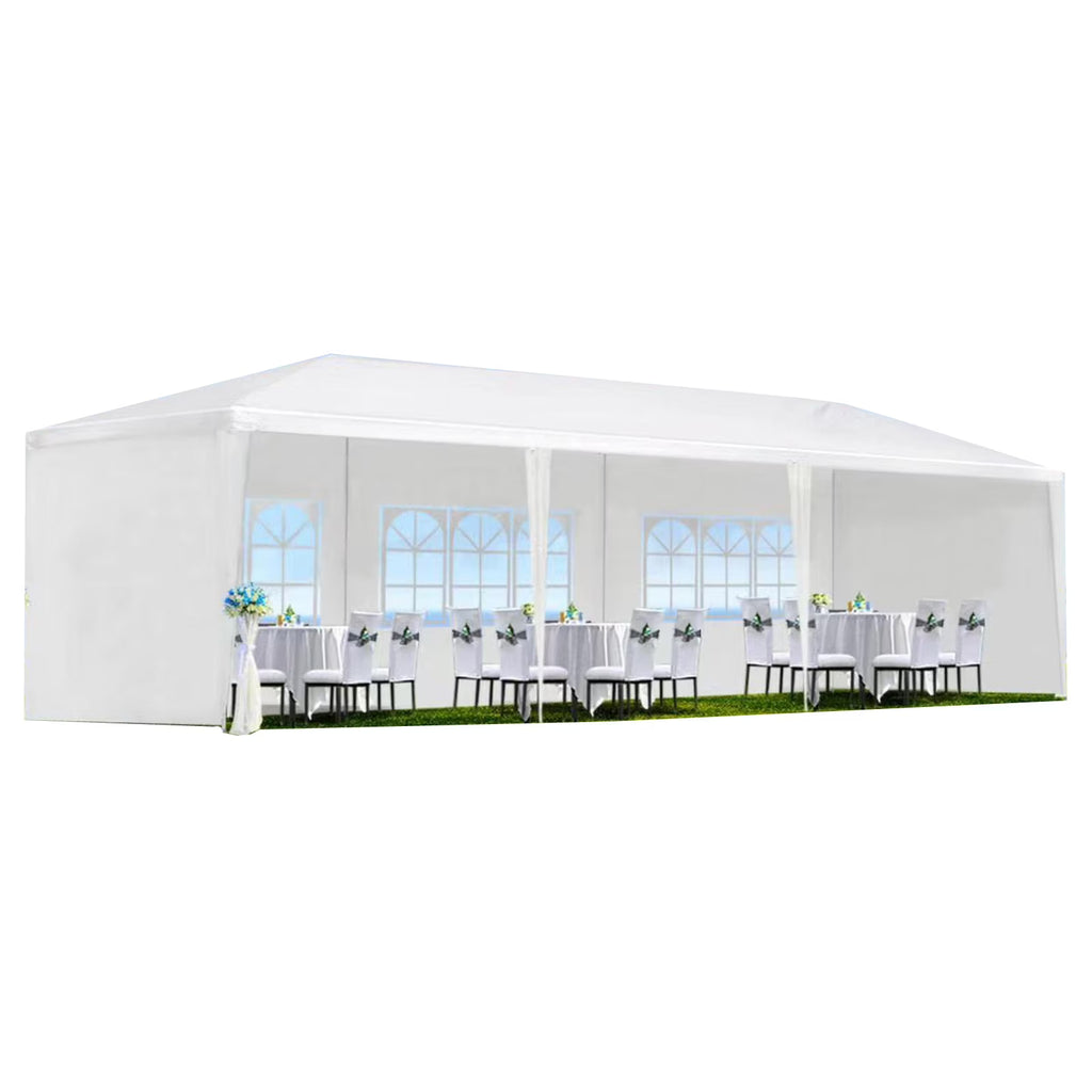 10'x20' Canopy Tent Wedding Party Outdoor Gazebo with 6 Removable Sidewalls for Weddings and Events