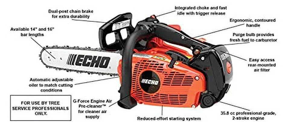 Echo Cs-355T Chainsaw 16Inch 35.8Cc