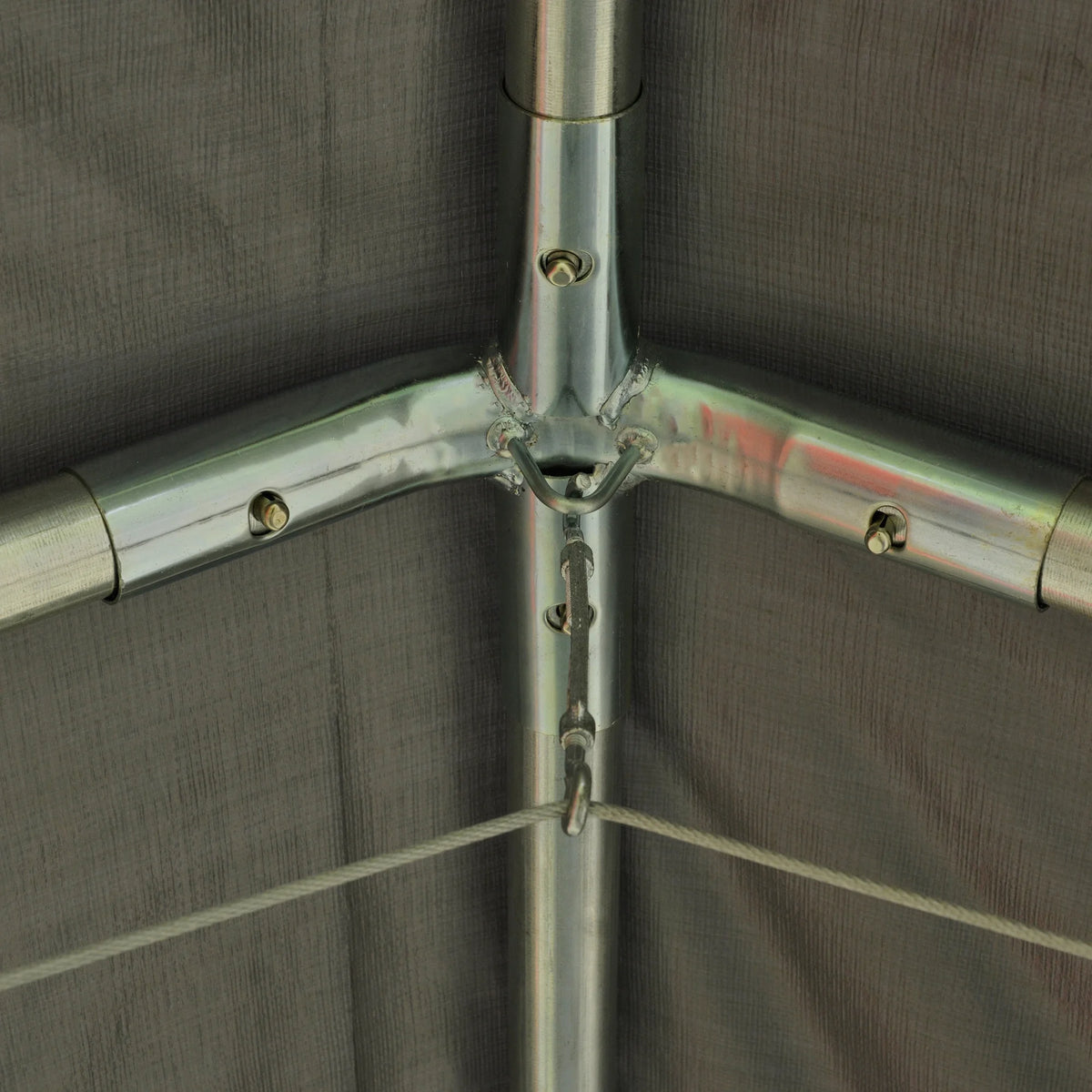Outsunny 10'x20' Carport Heavy Duty Galvanized Car Canopy with Included Anchor Kit, 3 Reinforced Steel Cables, Grey