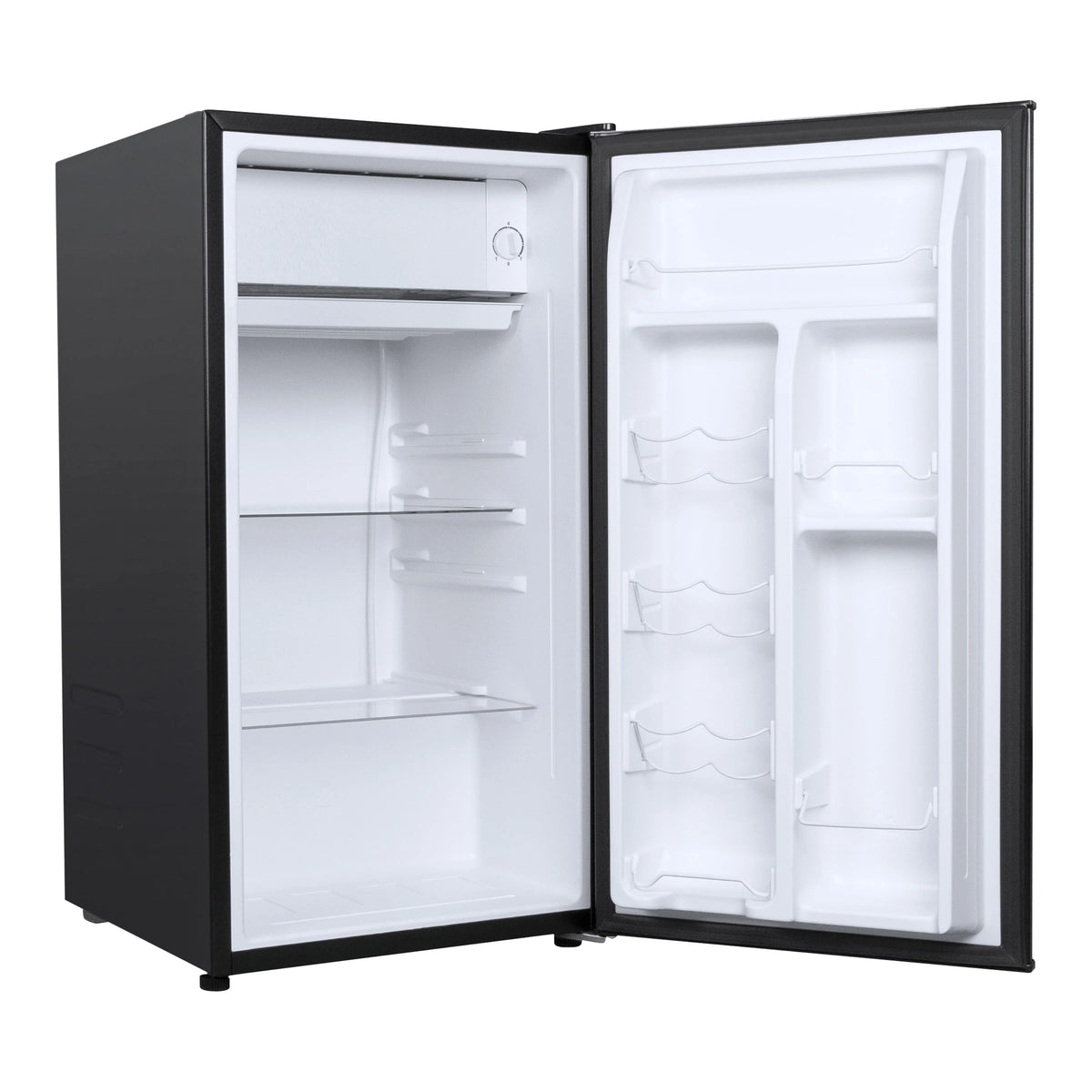 Galanz 3.3 Cu ft One Door Mini Fridge, Black Estar, New
