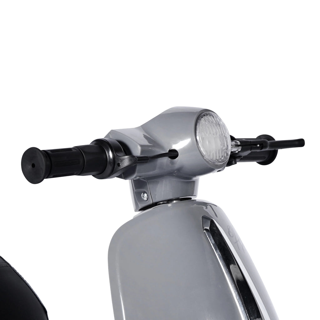 24V Hyper Toys Retro Electric Scooter, Easy Twist Throttle, Blue, Ages 13+, Including Teens, Tweens