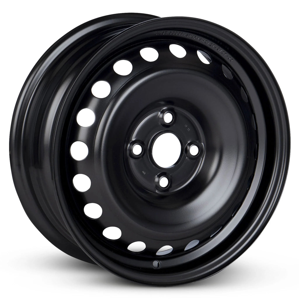 For 2018-2023 Hyundai Accent 15 Inch Painted Black Rim - OE Direct Replacement - Road Ready Car Wheel