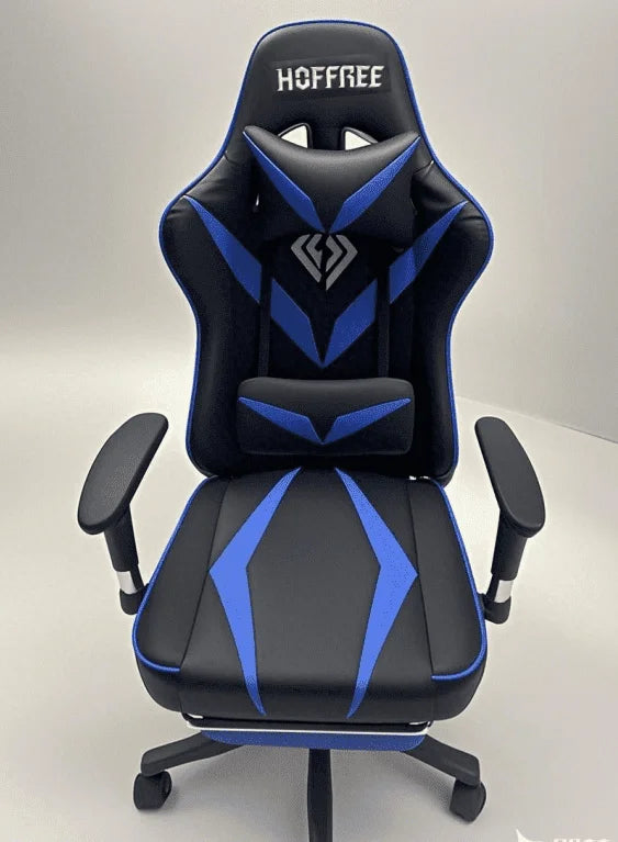 Gaming Chair with Massage Gamer Chair with 2D Armrests for Kids