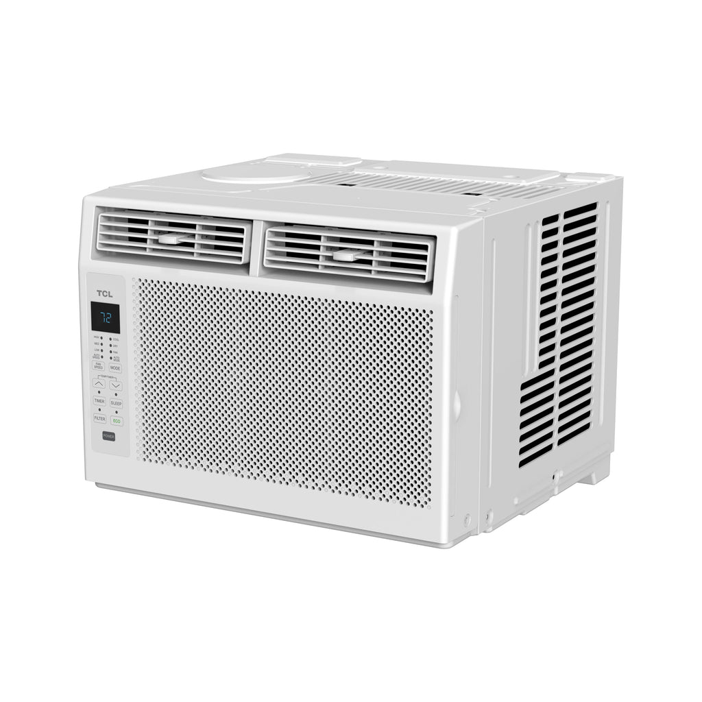 TCL 6,000 BTU Window Air Conditioner, 250 sq. ft., LED Display, Included Remote,  White, W6W32