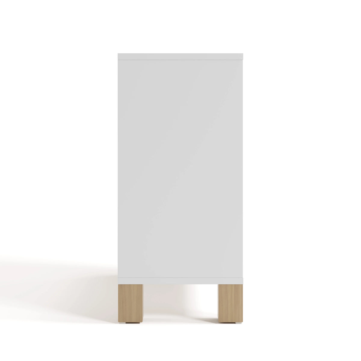 Storkcraft California Cube Organizer Children's Bookcase, Blush with Driftwood