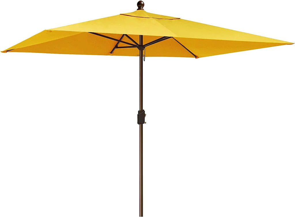 EliteShade Sunumbrella 6x6Ft Square Market Umbrella with Ventilation