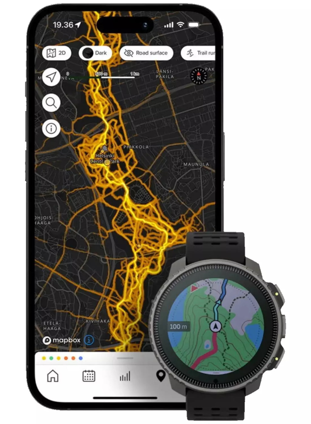 Suunto Vertical Watch, All Black, One Size