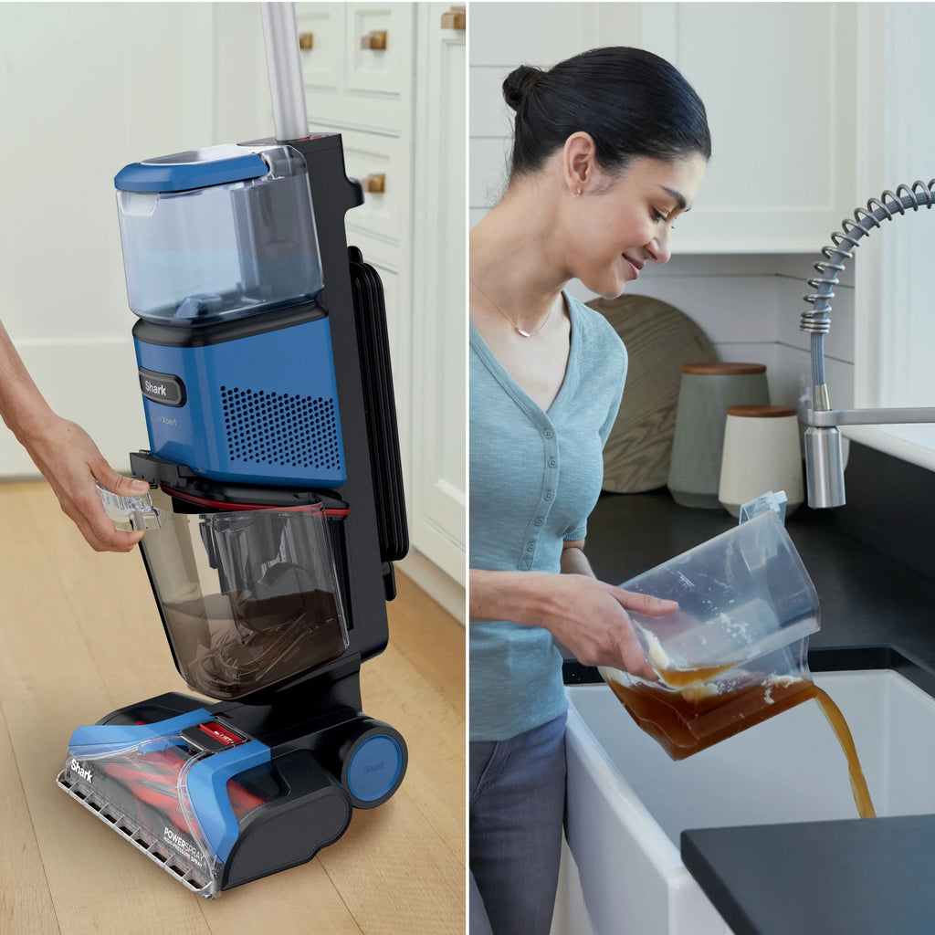 Shark? CarpetXpert? Upright Carpet & Area Rug Cleaner, Perfect for Pets, Lightweight & Powerful, Dirt, Grime, & Odor Removal, Carpet Shampooer, Cleaning Solution, Blue, EX121BRN