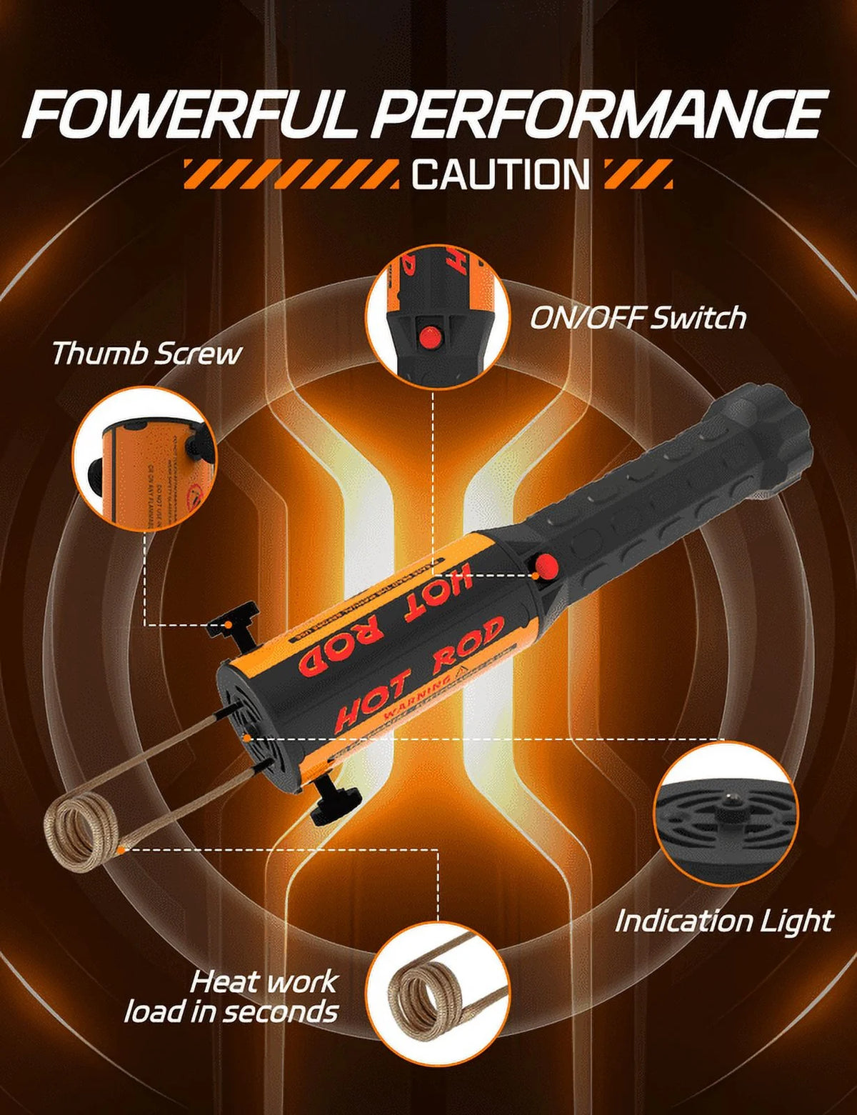 Solary 1100W Magnetic Induction Heater Kit for Rusty Bolts, 8 Coils