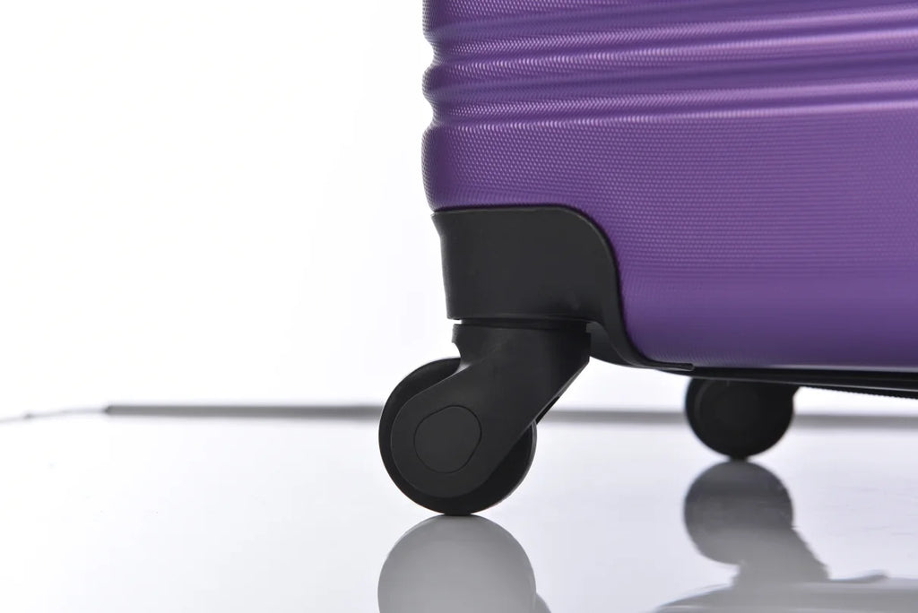 Luggage Sets 3 Piece, Hardside Expandable Ultra Durable PC Lightweight Carry On, Travel Suitcase Set with TSA Lock Spinner Wheels, Multicolor Purple