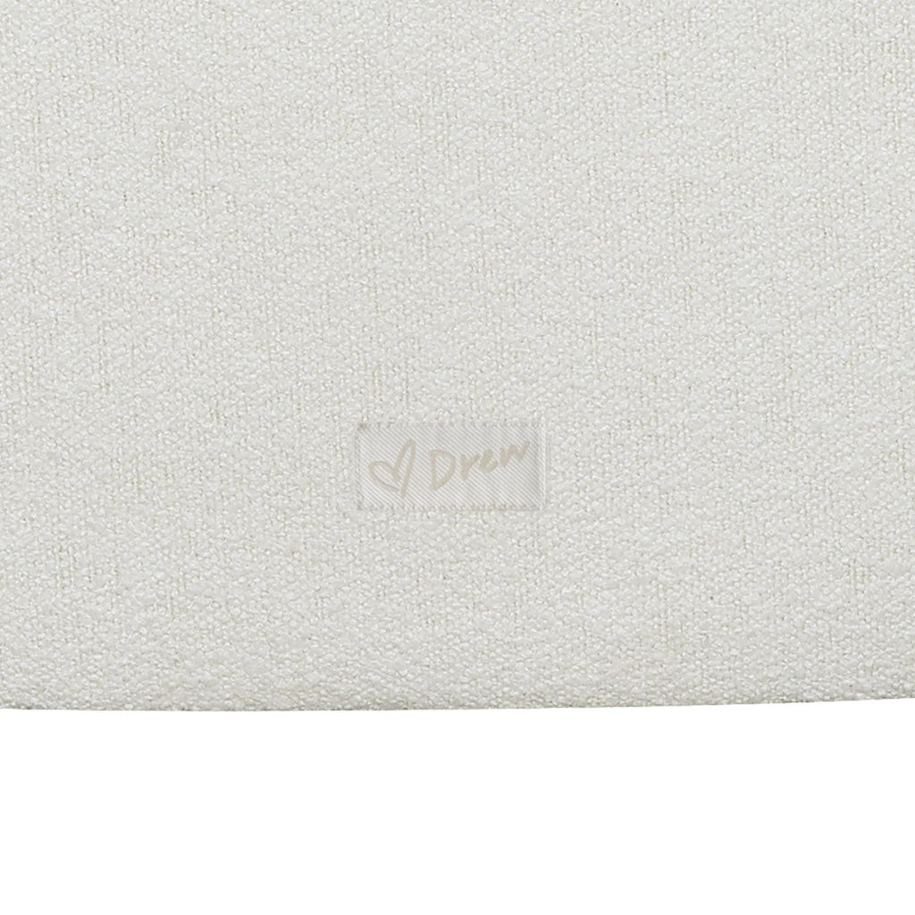 Beautiful Drew Accent Chair by Drew Barrymore, Cream Boucle