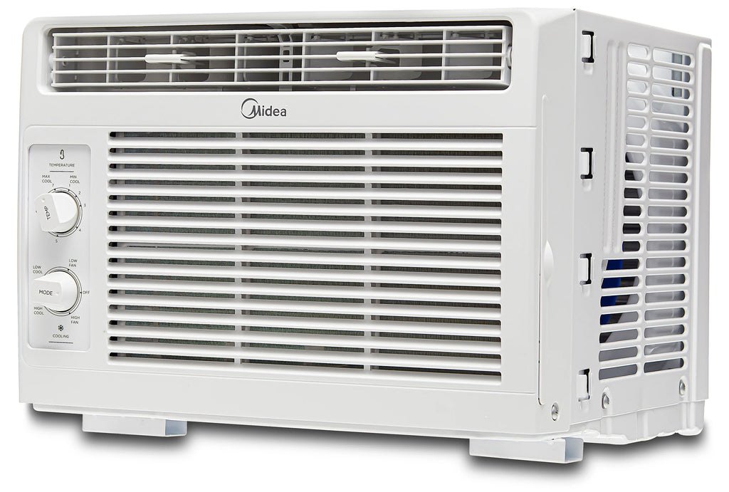 Midea 5,000 BTU 150 Sq ft Mechanical Window Air Conditioner, White, MAW05M1WWT, New
