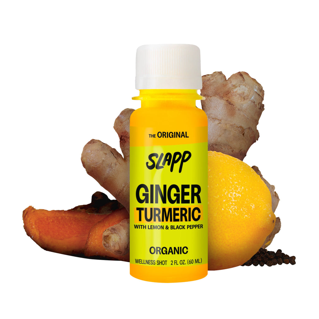 SLAPP Organic Ginger & Turmeric Daily Booster Shots 48-count