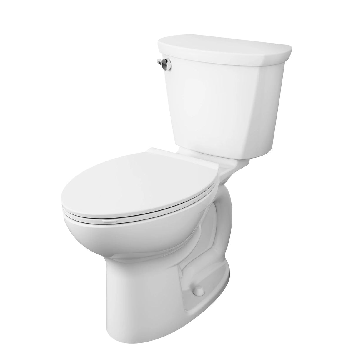 American Standard Cadet Pro Compact Tall Height 14 in. Rough-In 2-Piece 1.6 GPF Single Flush Elongated Toilet in White, Seat Not Included