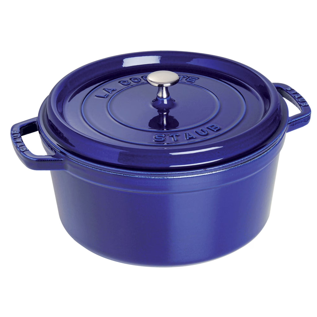 Staub Cast Iron 5.5-qt Round Cocotte - Cherry