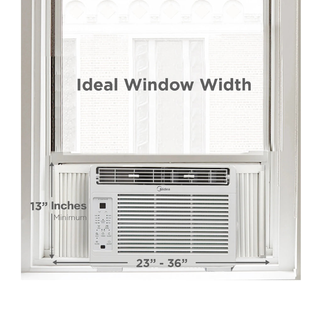 Midea 5,000 BTU Window Air Conditioner, 150 Sq. Ft., White, New