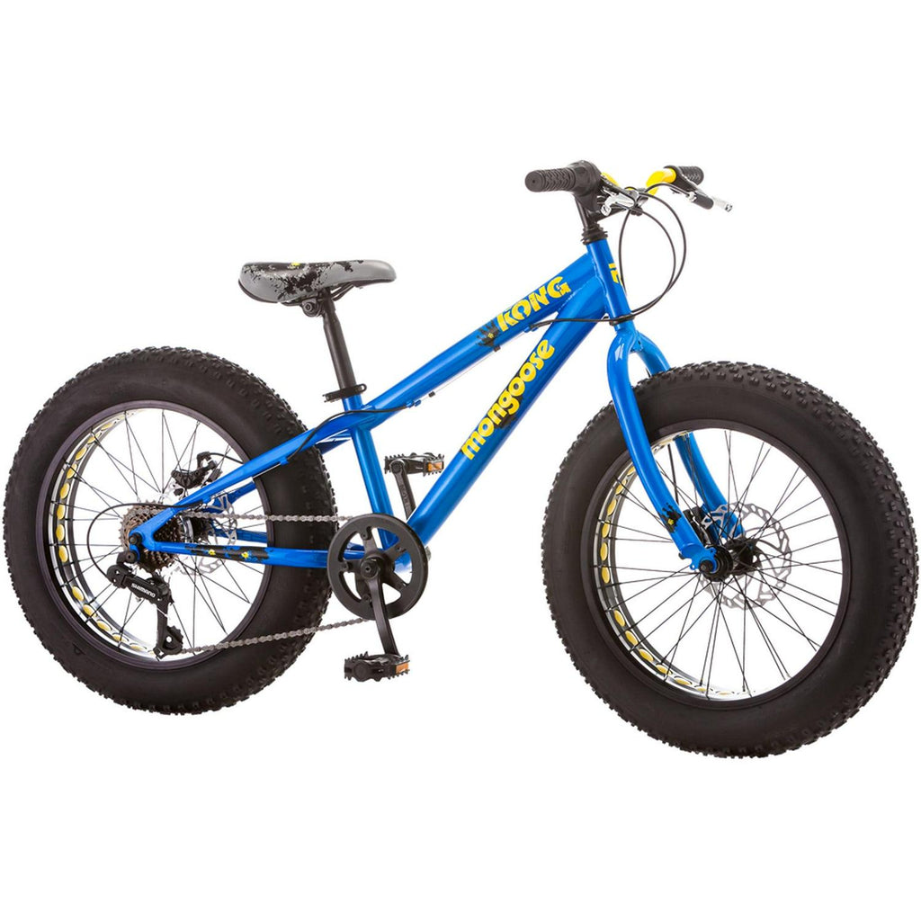 Mongoose Kong Mountain Bike. Boys. 20 inch Wheel. Blue