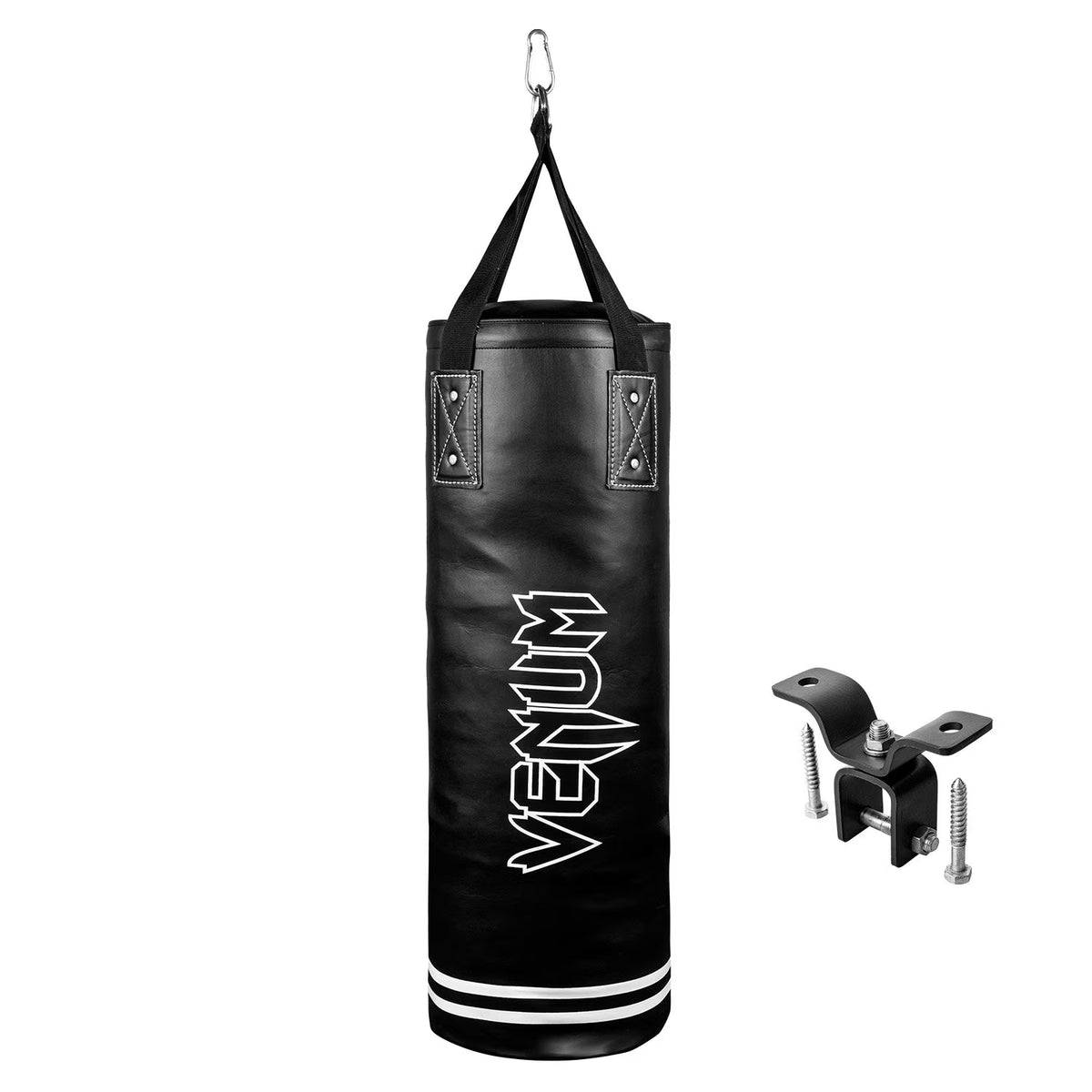 Venum Classic 70 lb Heavy Punching Bag Kit �?Boxing & MMA Training �?Black/White �?48�?Assembled