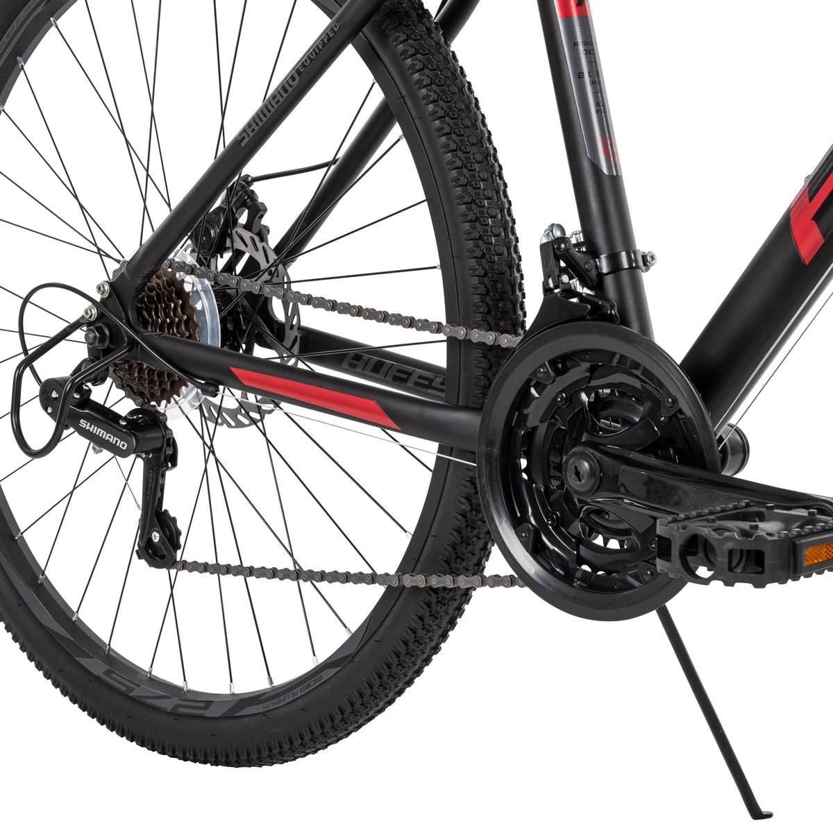 27.5 in. Rangeline Men's Mountain Bikes, Black and Red