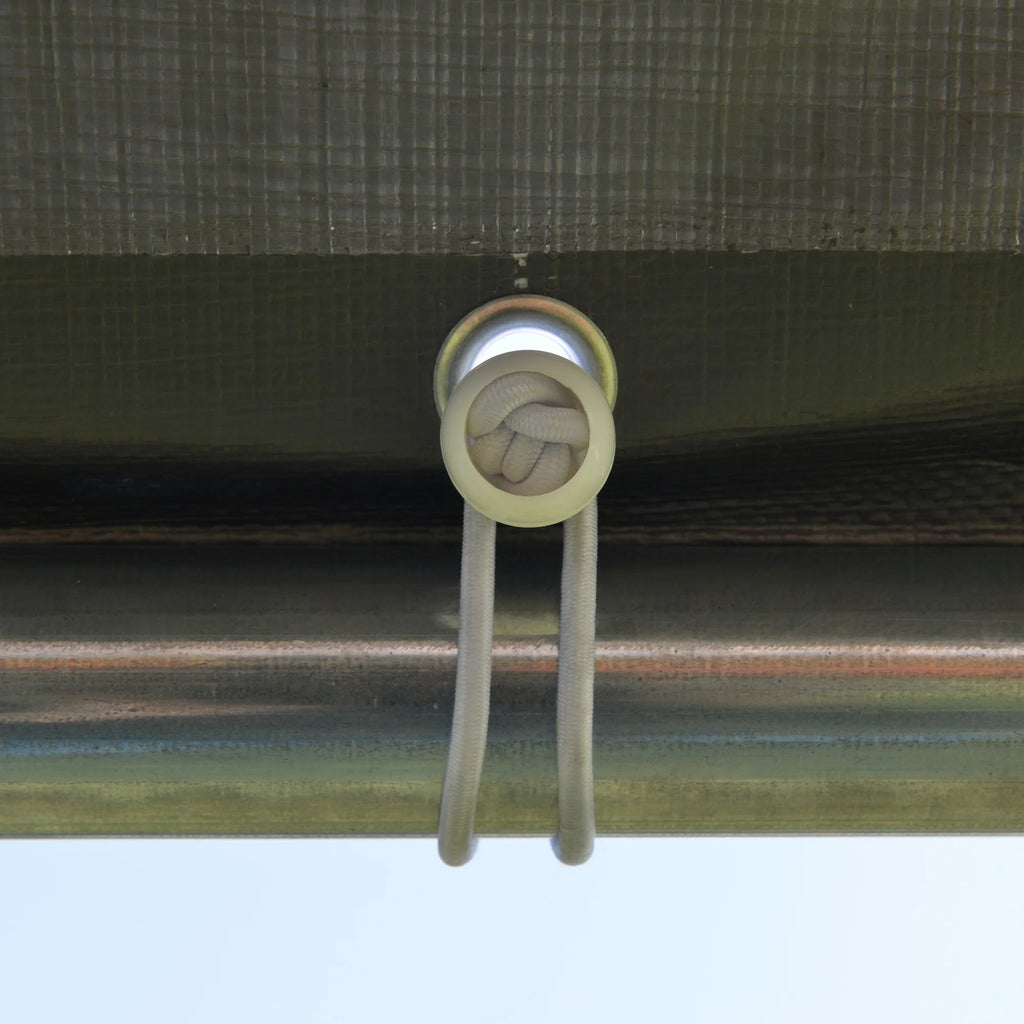 Outsunny 10'x20' Carport Heavy Duty Galvanized Car Canopy with Included Anchor Kit, 3 Reinforced Steel Cables, Grey