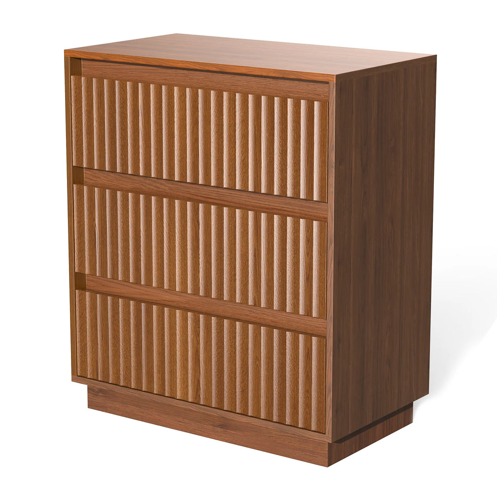 Wood Dresser, 6 Drawer Dresser for Bedroom, Modern Chest of Drawers with Deep Drawers Waterproof Living Room, Hallway, Entryway