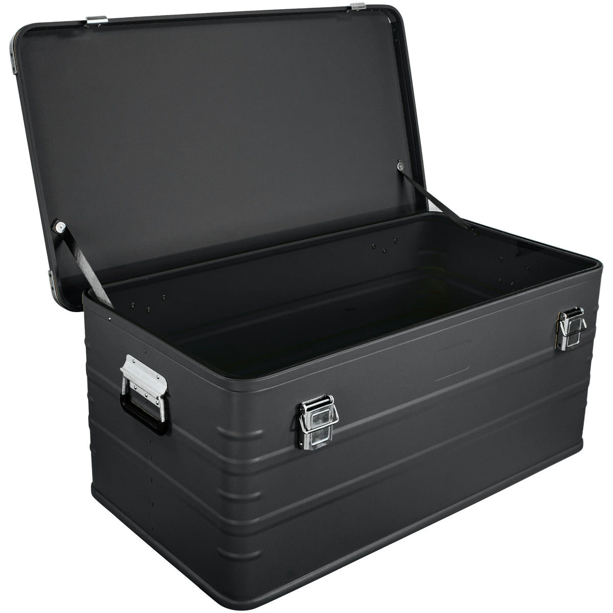 Crossover Aluminum Overland Storage, Trunk, Metal Cargo Case, Storage Box (147L X-Large, Black)