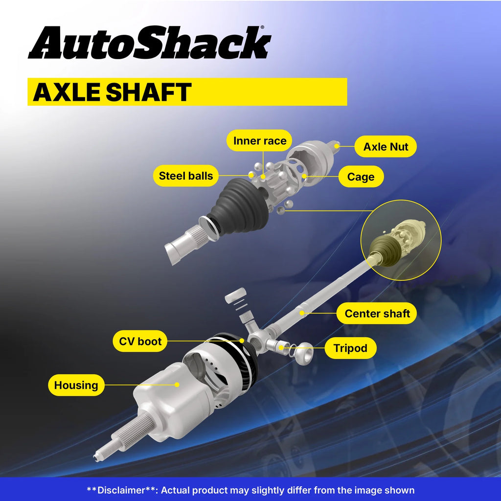 AutoShack Front CV Axle Shafts | Replacement for 2002-2006 Honda CR-V | 2-PC