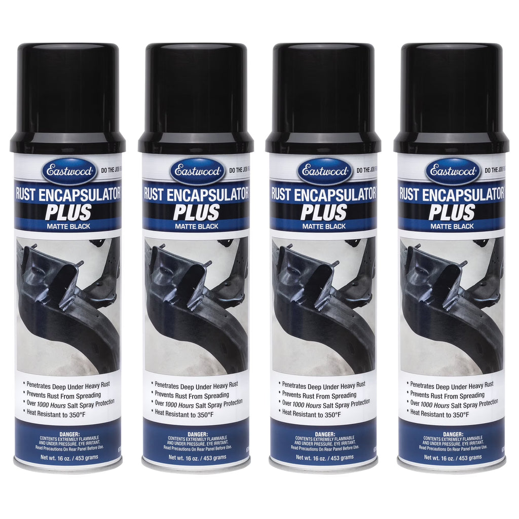 Eastwood Matte Black Rust Encapsulator Plus 16 oz. Aerosol 4 Pack