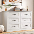Dresser for Bedroom, Lofka 6-Drawer Wood Dresser?with Anti-Tip Safety for Closet| Living Room