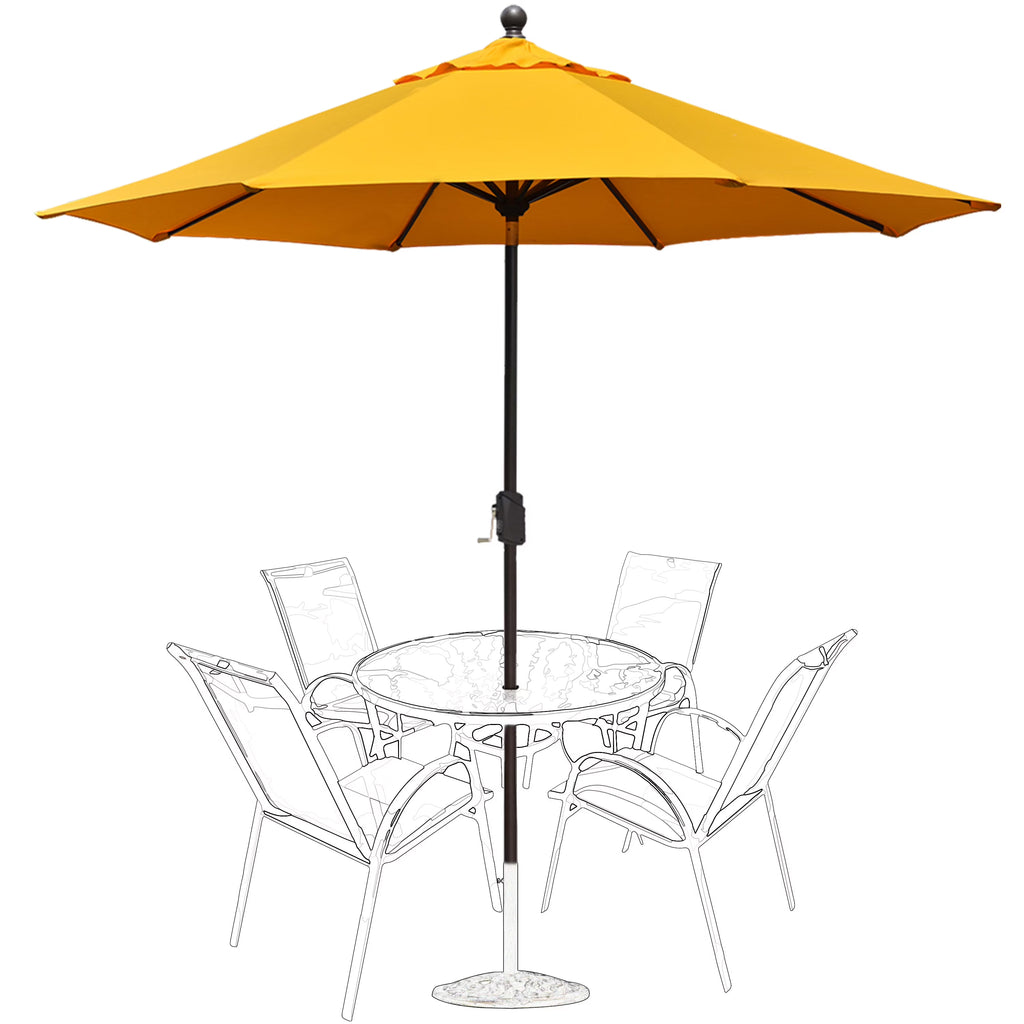 EliteShade 9Ft Market Umbrella Patio Outdoor Table Umbrella��Teal��
