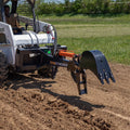 Titan Attachments Skid Steer Fronthoe 24" Bucket and Thumb, Excavator Attachment Bobcat Loader