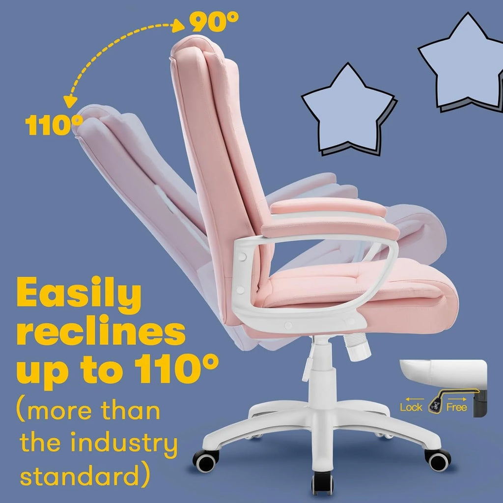 Bossin Big and Tall Home Office Computer chair for Adults, High Back Desk Chair for Heavy Duty 400 LBS