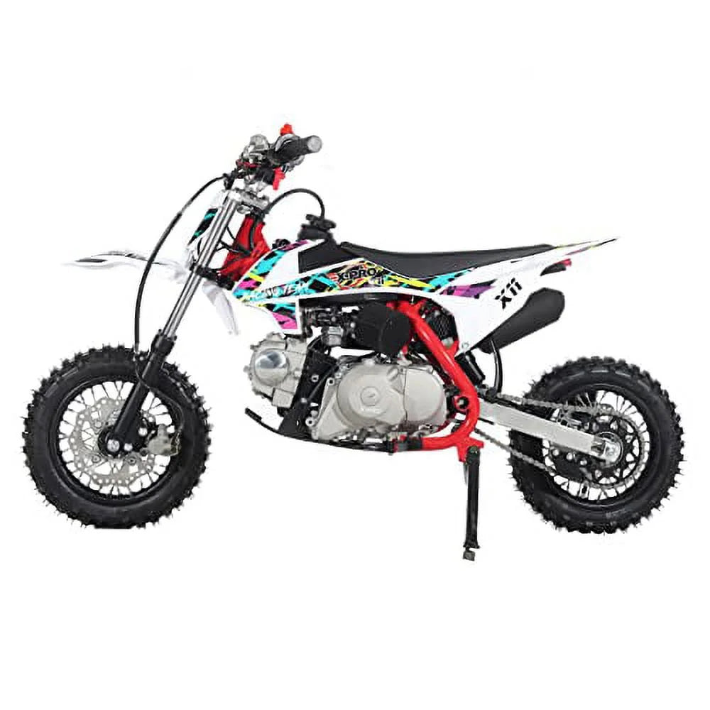 X-Pro Brand New X11 110cc Gas Pit Dirt Bike with Automatic Transmission, E-Start, 10" Wheels!