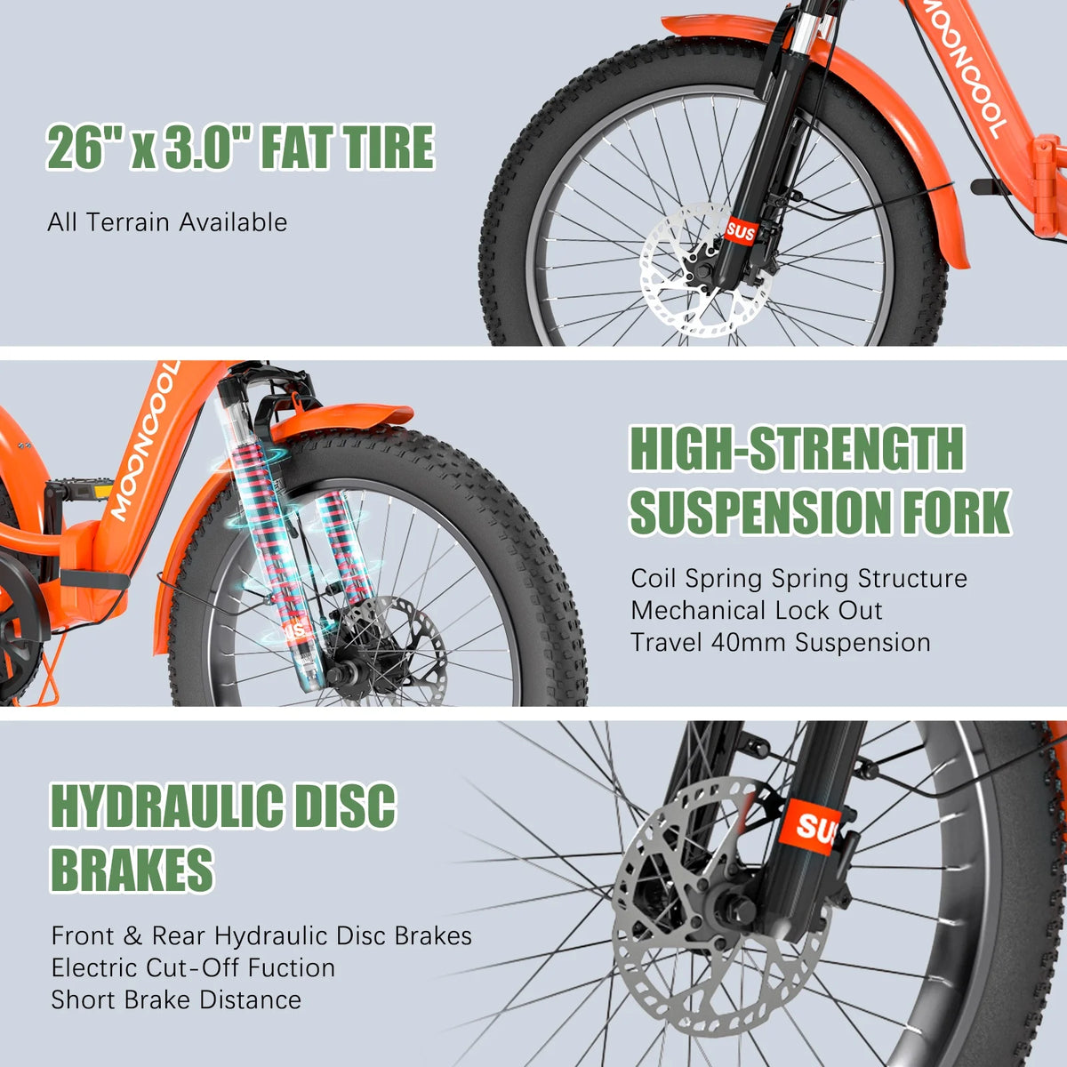 ABORON 3.0 Fat Tire Electric Trike for Senior Foldable E-Bike, 500W Motorized Tricycle Adult 20" Folding 3 Wheel Electric Commute Bike Trike w/48V Battery and Storage Baskets,