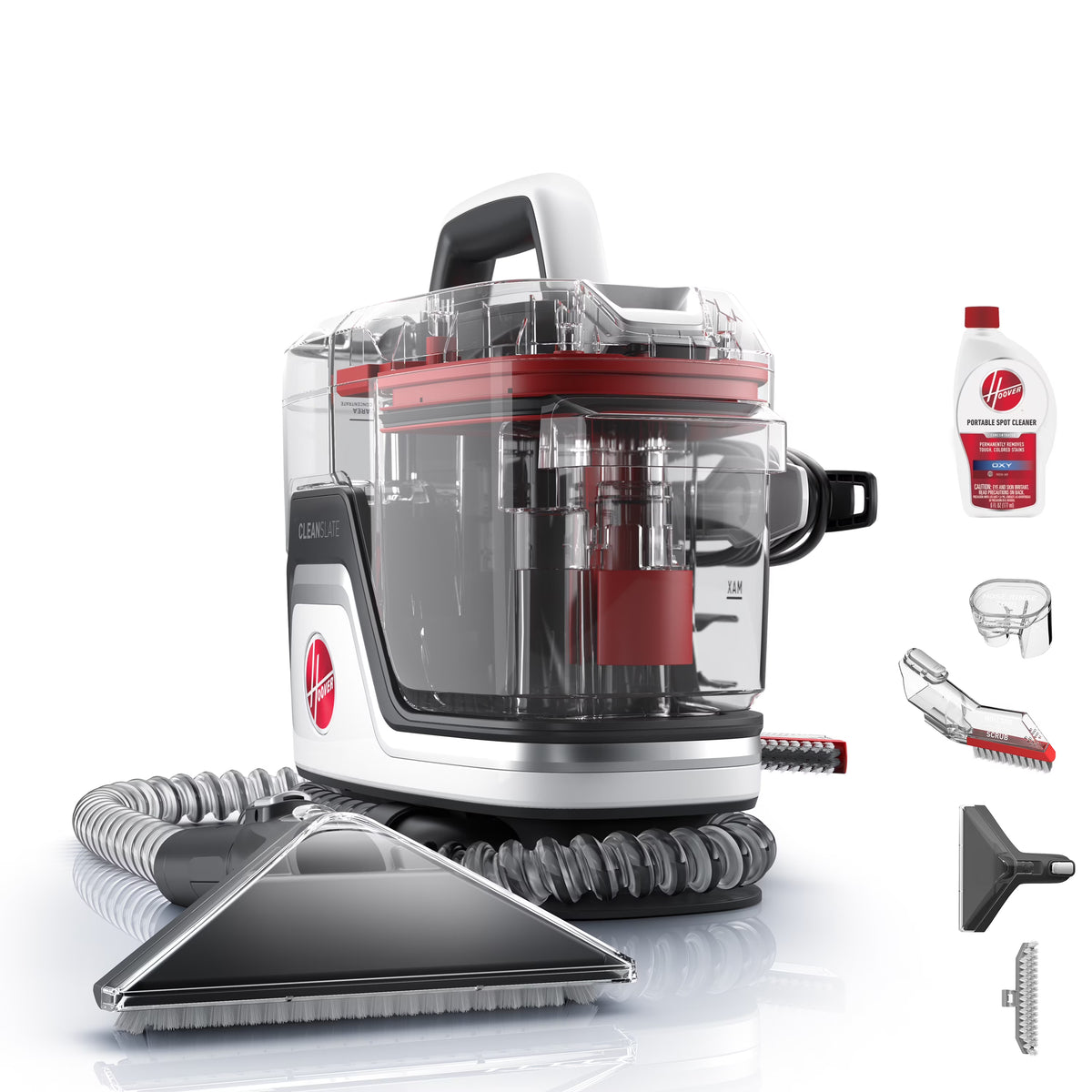 Hoover CleanSlate, Portable Spot Cleaner, for Carpet, Upholstery & Stairs, Pet Stain Removal, Lightweight, FH14010