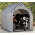 StorageHouse Setup in 5 Minutes Portable XXL Gray Carports