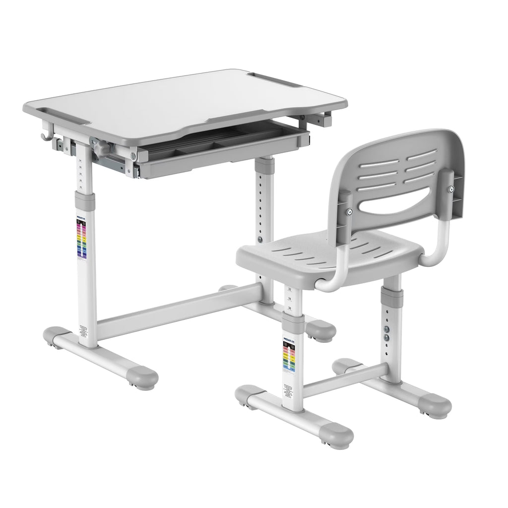 Mount-It! Kids Desk and Chair Set, Blue